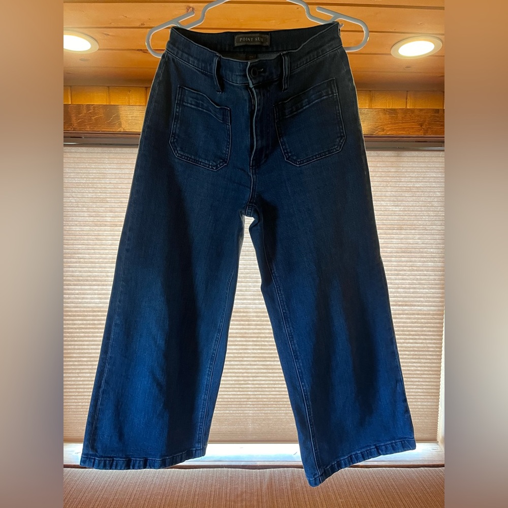 Point Sur Cropped Wide Legged Denim